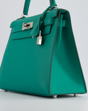 Hermès Kelly Replica Jewelry
 28cm in Vert Jade Epsom Leather with Palladium Hardware