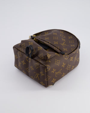 Louis Vuitton Palm Springs Mini Backpack in Monogram Canvas with Gold Hardware