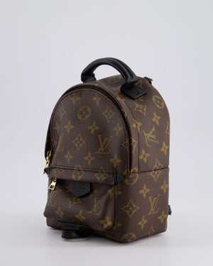 Louis Vuitton Palm Springs Mini Backpack in Monogram Canvas with Gold Hardware