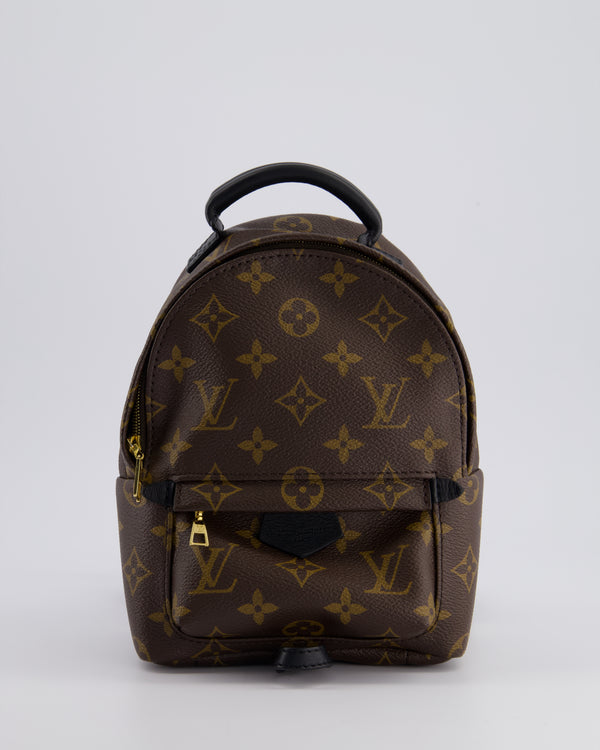 Louis Vuitton Palm Springs Mini Backpack in Monogram Canvas with Gold Hardware