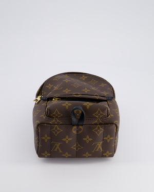 Louis Vuitton Palm Springs Mini Backpack in Monogram Canvas with Gold Hardware