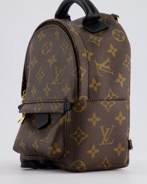 Louis Vuitton Palm Springs Mini Backpack in Monogram Canvas with Gold Hardware