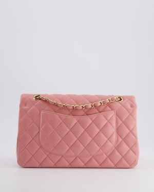 Chanel Pink Medium Double Flap Bag in Lambskin Leather with Gold Hardware RRP £8,850