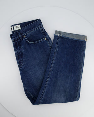 Christian Dior Blue 01 Denim Jeans with Logo J
adore Turn Up Size FR 32 (UK 4)