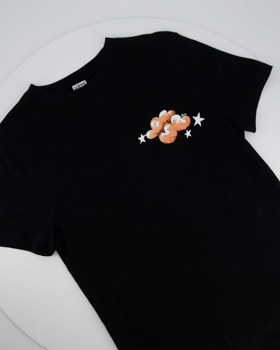 Loewe Black Cloud Print Logo T-Shirt Size M (UK 10)