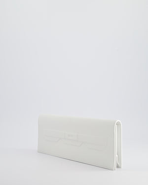 Hermès Birkin Cut Shadow Bag In White Swift Leather