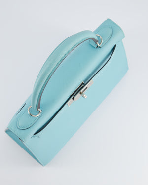 *FIRE PRICE 
HOT* Hermès Kelly Replica Jewelry
 Bag 28cm in Bleu Atoll Epsom Leather with Palladium Hardware