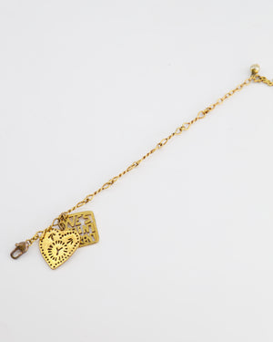 Yves Saint Laurent Vintage Bracelet in Gold with Logo Details