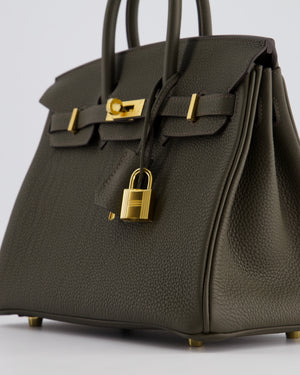 *HOT COLOUR* Hermes Birkin 25cm Bag in Eucalyptus Togo Leather with Gold Hardware