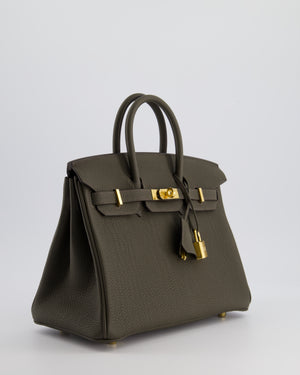 *HOT COLOUR* Hermes Birkin 25cm Bag in Eucalyptus Togo Leather with Gold Hardware