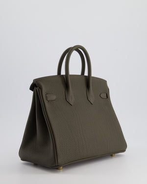 *HOT COLOUR* Hermes Birkin 25cm Bag in Eucalyptus Togo Leather with Gold Hardware