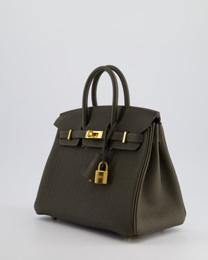 *HOT COLOUR* Hermes Birkin 25cm Bag in Eucalyptus Togo Leather with Gold Hardware