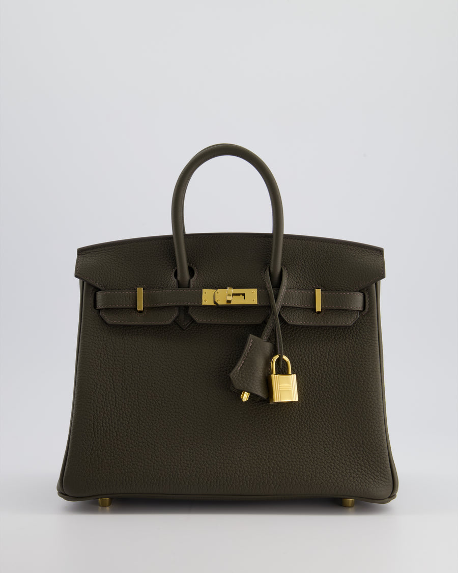 *HOT COLOUR* Hermes Birkin 25cm Bag in Eucalyptus Togo Leather with Gold Hardware