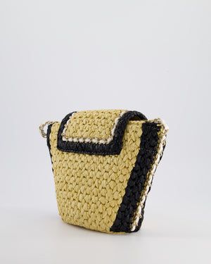 *HOT* Chanel 24C Venice Collection Beige Raffia Basket Bag with White Leather Interlocking Chain 
Champagne Gold Hardware