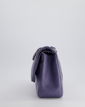 Chanel Lavender Jumbo Double Flap Bag in Lambskin with Silver Hardware