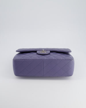 Chanel Lavender Jumbo Double Flap Bag in Lambskin with Silver Hardware