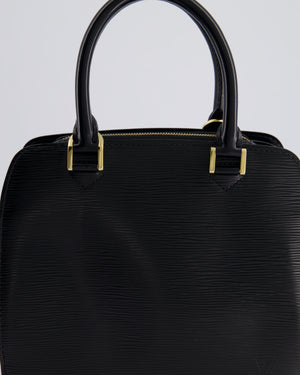 Louis Vuitton Black Epi Pont Neuf Bag with Gold Hardware