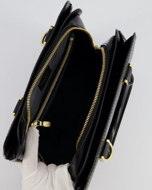 Louis Vuitton Black Epi Pont Neuf Bag with Gold Hardware