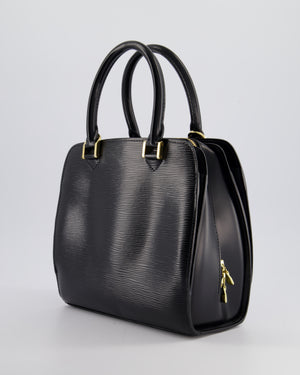 Louis Vuitton Black Epi Pont Neuf Bag with Gold Hardware