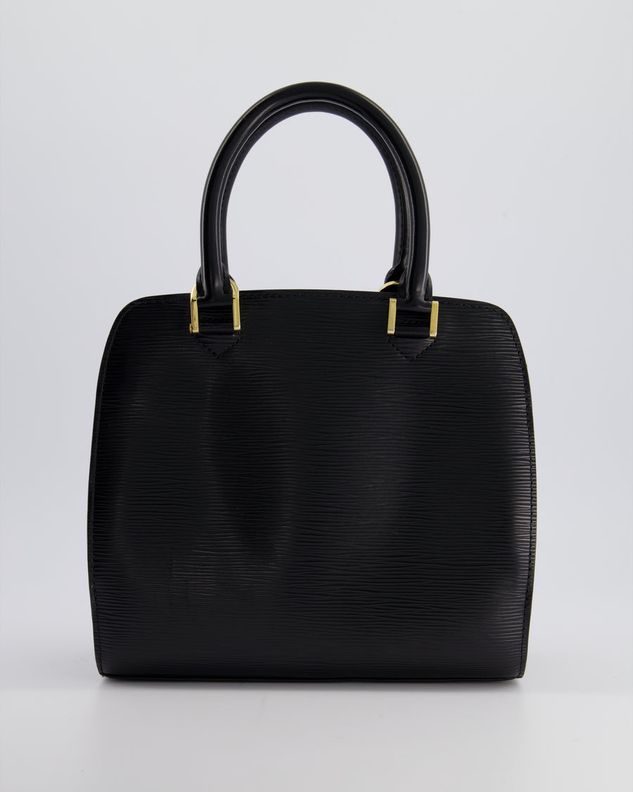 Louis Vuitton Black Epi Pont Neuf Bag with Gold Hardware