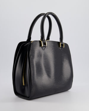 Louis Vuitton Black Epi Pont Neuf Bag with Gold Hardware