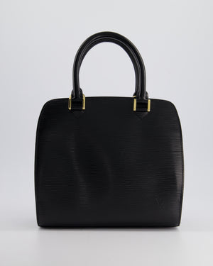 Louis Vuitton Black Epi Pont Neuf Bag with Gold Hardware