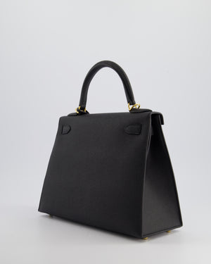 *HOT* Hermès Kelly 28cm Replica Jewelry
 Bag in Black Epsom Leather with Gold Hardware