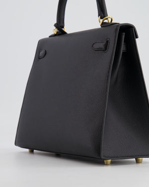 *HOLY GRAIL* Hermès Kelly 25cm Replica Jewelry
 Bag in Black Epsom Leather with Gold Hardware