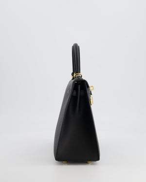 *HOLY GRAIL* Hermès Kelly 25cm Replica Jewelry
 Bag in Black Epsom Leather with Gold Hardware