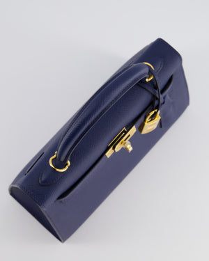 *HOLY GRAIL* Hermès Kelly 25cm Replica Jewelry
 Bag Bleu Navy Epsom Leather with Gold Hardware