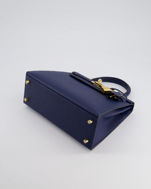 *HOLY GRAIL* Hermès Kelly 25cm Replica Jewelry
 Bag Bleu Navy Epsom Leather with Gold Hardware