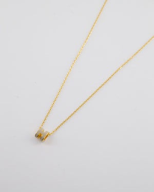 Hermès Mini Pop H Pendant in Marron Glacé with Gold Plated Hardware RPP £395