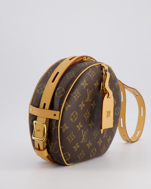 Louis Vuitton Monogram Canvas Boite Chapeau Souple Cross-Body Bag with Gold Hardware