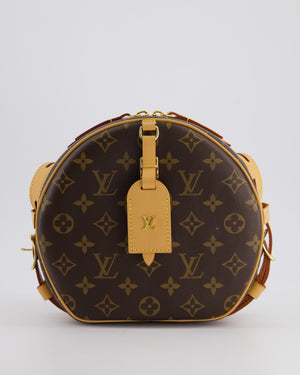 Louis Vuitton Monogram Canvas Boite Chapeau Souple Cross-Body Bag with Gold Hardware