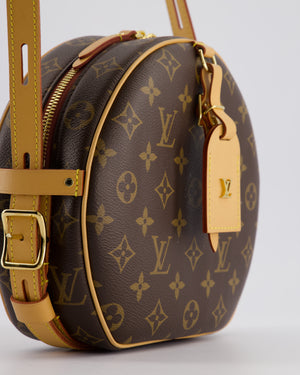 Louis Vuitton Monogram Canvas Boite Chapeau Souple Cross-Body Bag with Gold Hardware