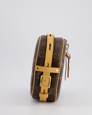 Louis Vuitton Monogram Canvas Boite Chapeau Souple Cross-Body Bag with Gold Hardware