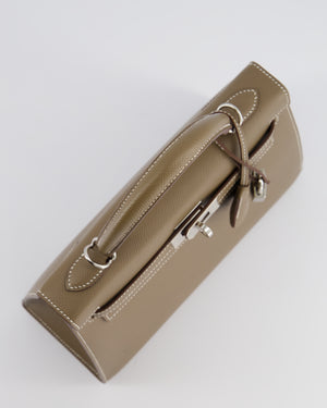 Hermès Kelly Replica Jewelry
 25cm Bag in Etoupe Epsom Leather with Palladium Hardware