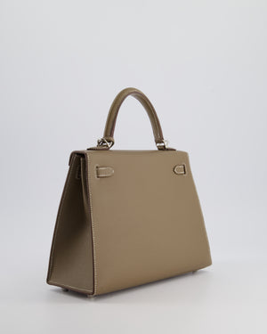 Hermès Kelly Replica Jewelry
 25cm Bag in Etoupe Epsom Leather with Palladium Hardware