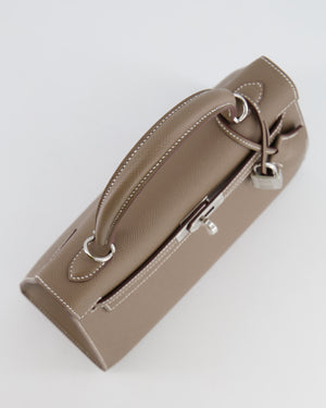 Hermès Kelly Replica Jewelry
 25cm Bag in Etoupe Epsom Leather with Palladium Hardware