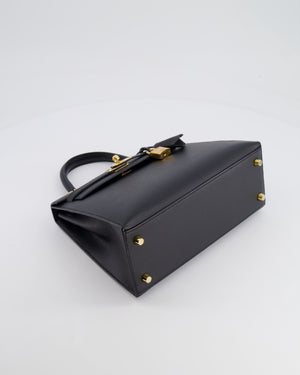 Hermès Kelly Replica Jewelry
 25cm Bag in Black Epsom Leather with Gold Hardware