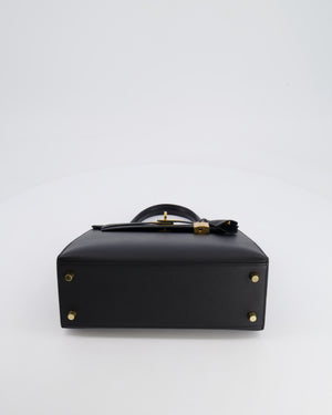 Hermès Kelly Replica Jewelry
 25cm Bag in Black Epsom Leather with Gold Hardware