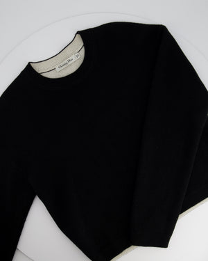 Christian Dior Black J
adore 8 Long Sleeve Jumper Size FR 34 (UK 6)