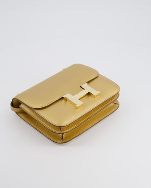 *LIMITED EDITION* Hermès Constance 18 III Miroir Doré Bag in Chevre Chamkila Leather with Permabrass Hardware