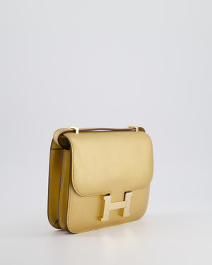 *LIMITED EDITION* Hermès Constance 18 III Miroir Doré Bag in Chevre Chamkila Leather with Permabrass Hardware