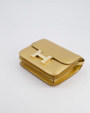 *LIMITED EDITION* Hermès Constance 18 III Miroir Doré Bag in Chevre Chamkila Leather with Permabrass Hardware