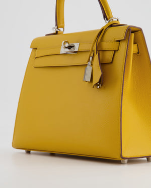 Hermès Kelly Replica Jewelry
 25cm Bag in Jaune Ambre Epsom Leather with Palladium Hardware