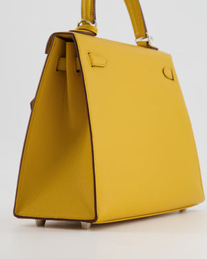 Hermès Kelly Replica Jewelry
 25cm Bag in Jaune Ambre Epsom Leather with Palladium Hardware