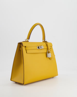 Hermès Kelly Replica Jewelry
 25cm Bag in Jaune Ambre Epsom Leather with Palladium Hardware