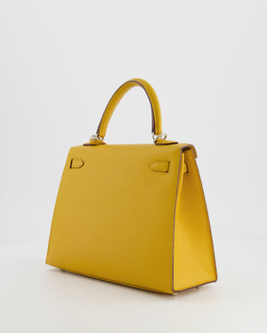 Hermès Kelly Replica Jewelry
 25cm Bag in Jaune Ambre Epsom Leather with Palladium Hardware