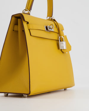 Hermès Kelly Replica Jewelry
 25cm Bag in Jaune Ambre Epsom Leather with Palladium Hardware